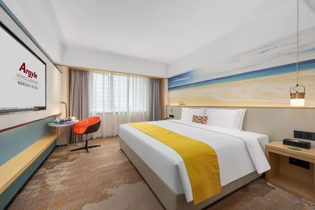 غرفة ديلوكس بسرير كينج، Ausotel Smart Zhujiang New Town Guangzhou 1/1