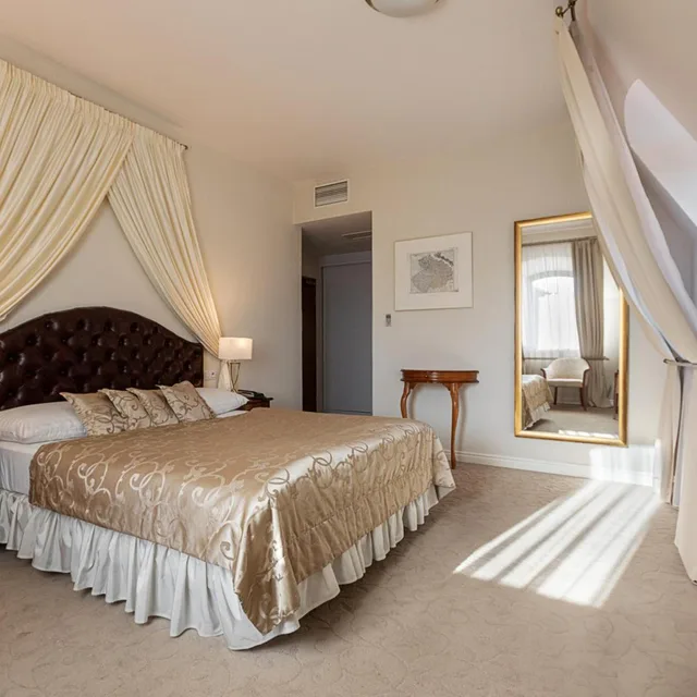 غرفة ديلوكس بسرير مزدوج، Hotel Hoffmeister and Spa 1/10