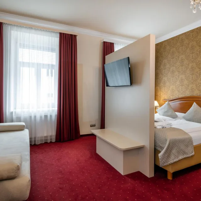 غرفة عائلية بسرير كينج، Am Mirabellplatz Hotel 7/10