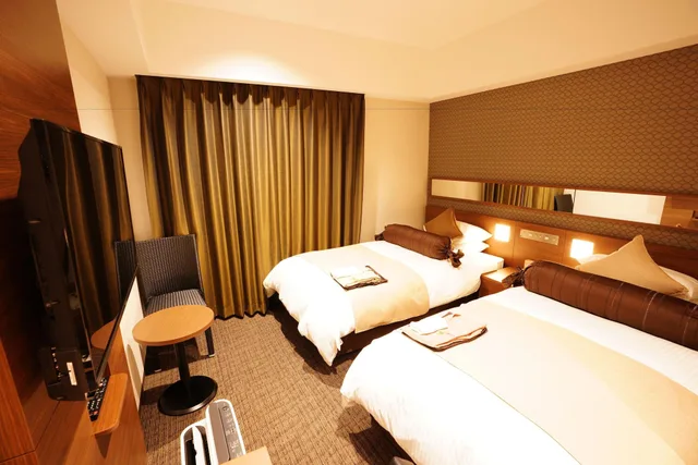 غرفة سوبيريور بسريرين منفصلين بإطلالة على البحر، Hotel Miyahira 3/4