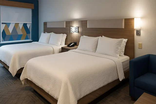 غرفة بسريرين كوين لذوي الإعاقة، Holiday Inn Express Hotel And Suites Alliance 2/3