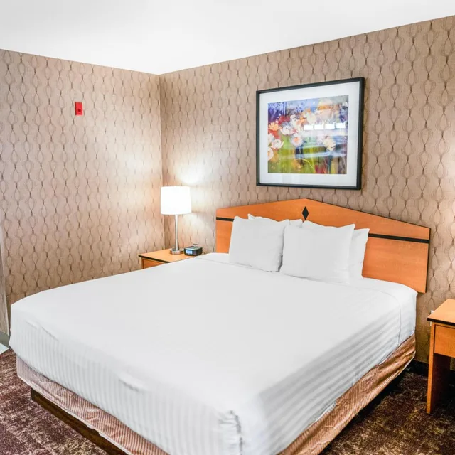 غرفة بسرير كينج بجاكوزي، Crystal Inn Hotel & Suites West Valley City 1/8
