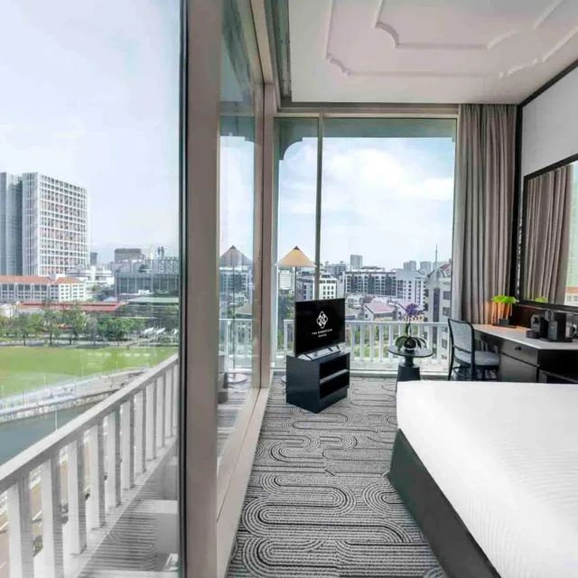 غرفة بانورامية بإطلالة على النهر مع دخول صالة النادي، Novotel Singapore Robertson Quay 4/6
