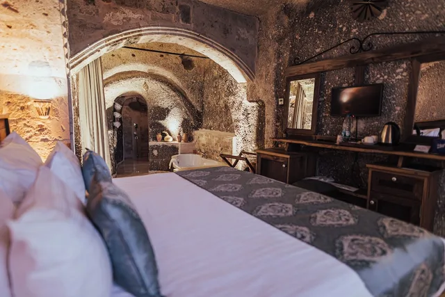 غرفة ديلوكس بسرير كينج، Sah Saray Cave Suites Halal Hotel 4/7