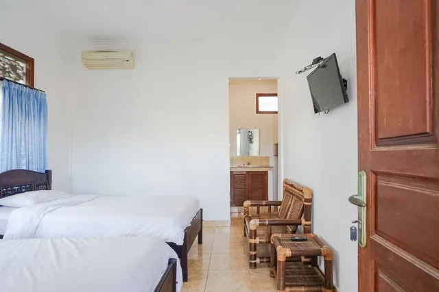 غرفة قياسية بسريرين منفصلين، Indopurejoy House 1/10