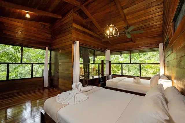 Tree House, Family, 1 Single and 2 Queen Beds, Mountain View، Maquenque Eco-Lodge 4/7