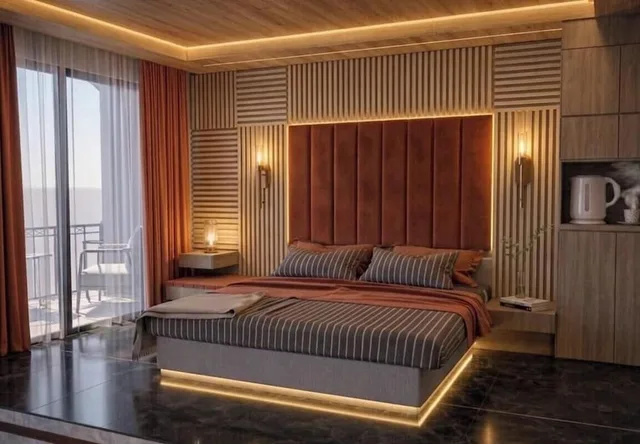 بنغل ديلوكس بسرير مزدوج، Akyuz Kardesler Hotel & Bungalow 3/10
