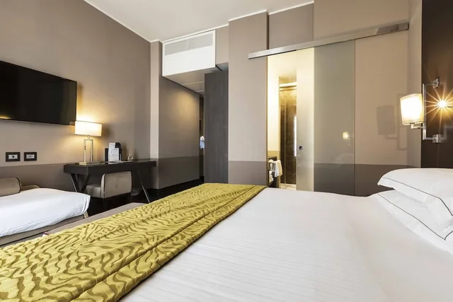 غرفة تنفيذية بثلاثة أسرّة، Rome Times Hotel 4/10