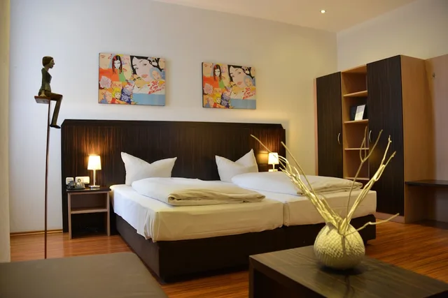 غرفة كومفورت بسريرين منفصلين، Arthotel Munich 10/10