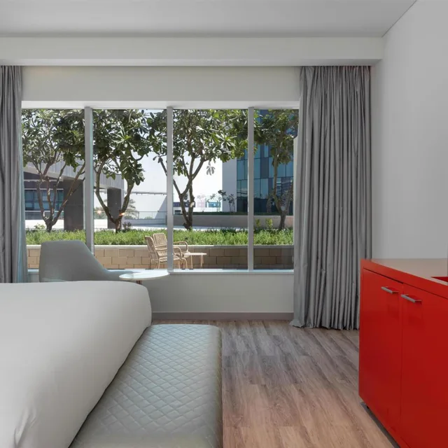 شقة بشرفة بغرفة نوم واحدة، Radisson Red Dubai Silicon Oasis 7/8