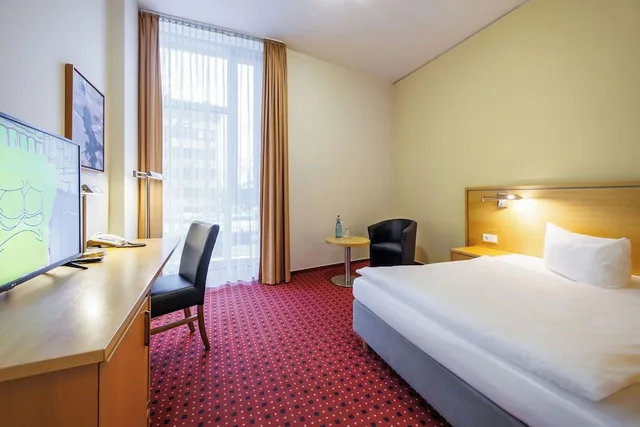غرفة بزنس مفردة، Airporthotel Berlin Adlershof 8/15