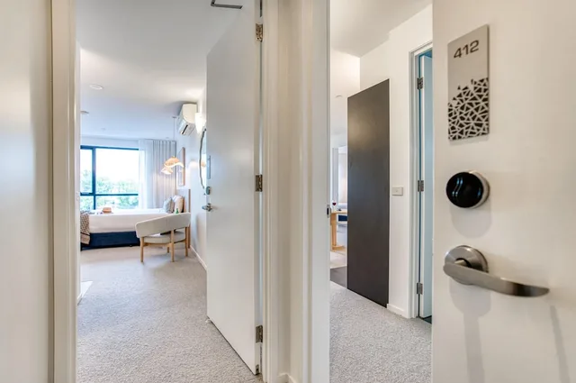 شقة بسرير كينج بإطلالة على المتنزه بغرفة نوم واحدة، Oaks Vue Suites Geelong 6/8