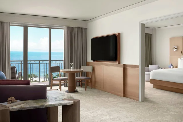 1 Bedroom, Executive, Suite, Double Bed, Ocean Front، The Ritz Carlton Key Biscayne 3/9