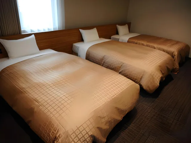 غرفة ثلاثية بثلاثة أسرّة، Hotel Crown Hills Katsuta 2 Motomachi 1/1