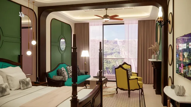 Room, King Bed, Water View، Polo Resort Cherrapunjee 1/1