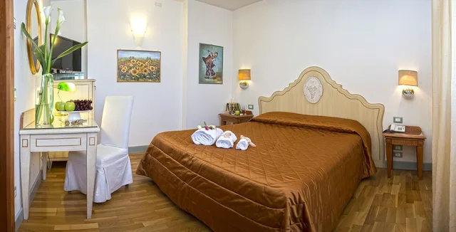غرفة بسرير مزدوج، Hotel Al Grappolo d'Oro 1/2