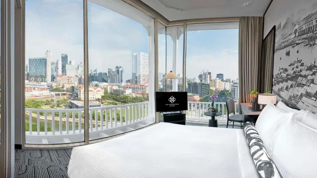غرفة بانورامية بإطلالة على النهر مع دخول صالة النادي، Novotel Singapore Robertson Quay 3/6