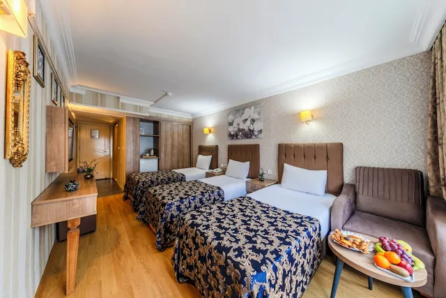 غرفة ديلوكس ثلاثية بثلاثة أسرّة، Hamit Hotel 2/10