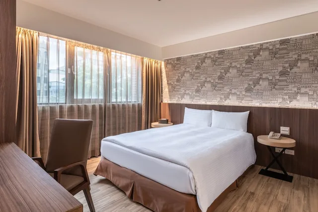 جناح ديلوكس بسرير كوين، Guide Hotel Taipei Fuxing N. 7/10