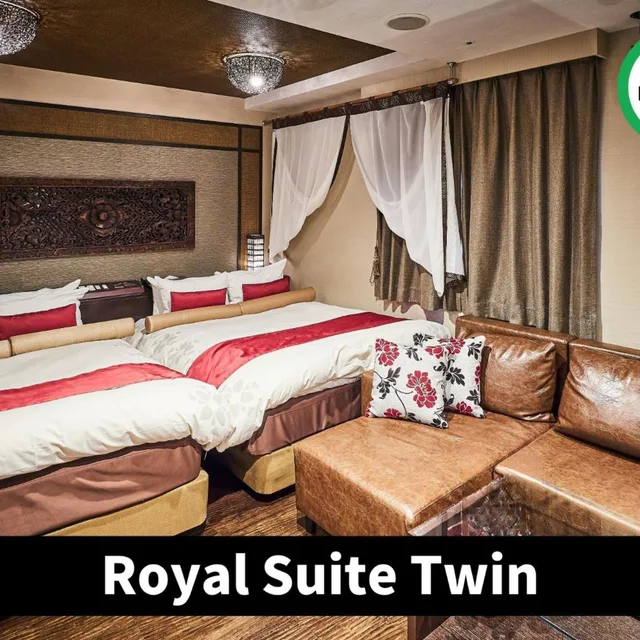 Royal, Suite, Twin Beds, Smoking, Hotel K6 Osaka Namba 4/8
