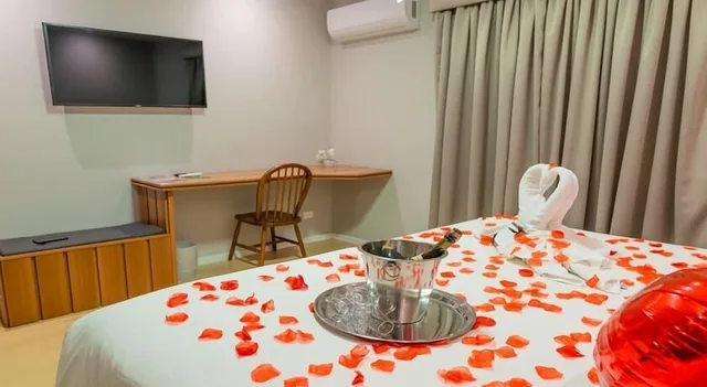 غرفة رومانسية بسرير كينج، Pousada Nacional Inn Campos do Jordao 6/10