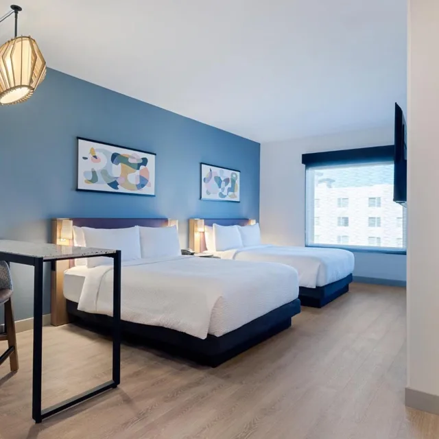 جناح استوديو بسرير كوين بحوض استحمام لذوي الإعاقة، Atwell Suites Kansas City Airport by IHG 2/5