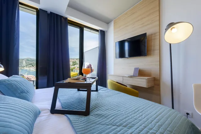 استوديو تنفيذي بإطلالة على البحر بشرفة، Adriatic Deluxe Apartments 3/5