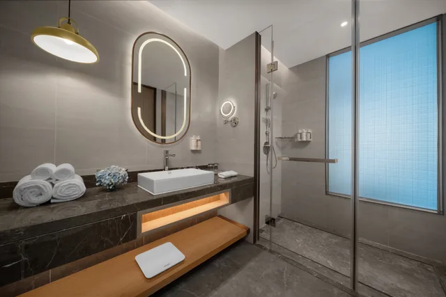 غرفة قياسية بسريرين منفصلين للمدخنين، Holiday Inn Fu’an 3/3