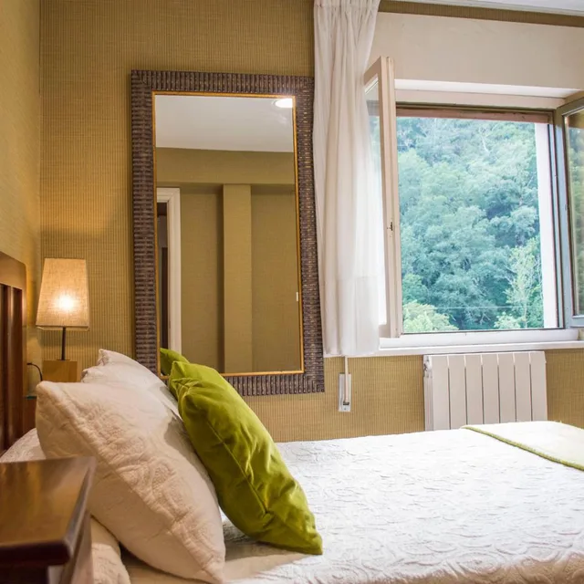 غرفة بسرير مزدوج أو سريرين منفصلين، Hotel Alto Sella 9/10