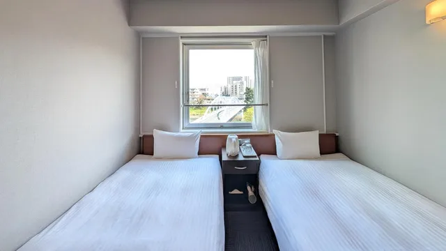 غرفة قياسية بسريرين منفصلين للمدخنين، GR Hotel Ginzadori 1/2