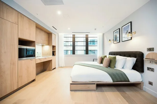 استوديو بسرير كينج لذوي الإعاقة، Wilde Aparthotels, London Liverpool Street 2/6