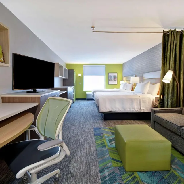 استوديو بسريرين كوين مع أريكة، Home2 Suites By Hilton Taylor Detroit 3/6