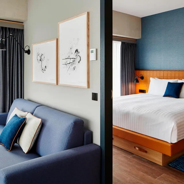 جناح ركني بسرير كوين بغرفة نوم واحدة، Residence Inn By Marriott Amsterdam Houthavens 2/7