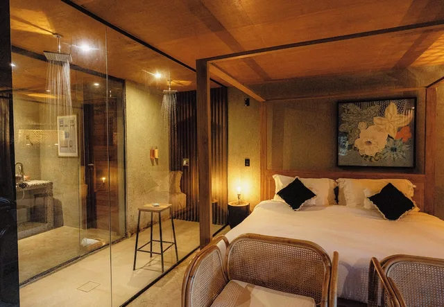 جناح بسرير كينج بإطلالة على الحديقة في الطابق الأرضي، Pedras Do Patacho Hotel Boutique Experience 1/4