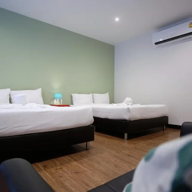 غرفة ثلاثية بإطلالة على المسبح، Resort V Mrt Huai Kwang 7/10