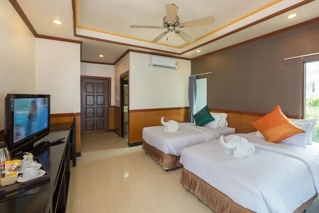 غرفة سوبيريور بسرير كوين بغرفة نوم واحدة، Sunrise Resort Koh Phangan 3/5