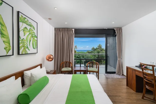 غرفة ديلوكس بسريرين منفصلين بإطلالة على الحديقة، Agnus Luxury Villa - Unawatuna 6/10