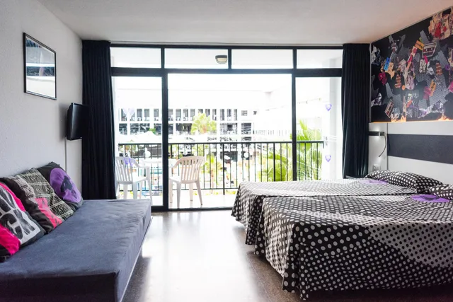 غرفة بسرير مزدوج بإطلالة، Ibiza Rocks Hotel - Adults Only 1/2