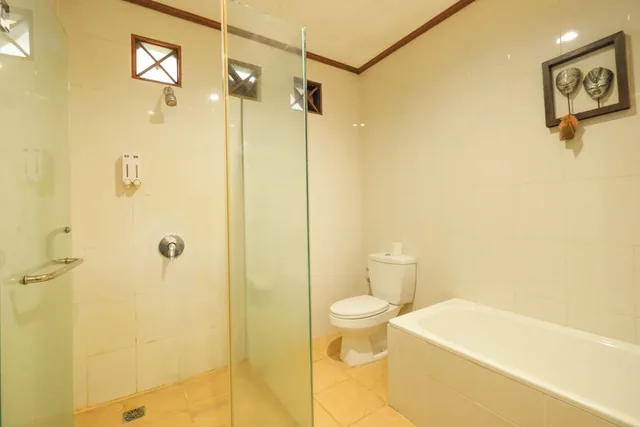 غرفة ديلوكس بسرير كينج بإطلالة على الحديقة، Bhuwana Ubud Hotel 9/10