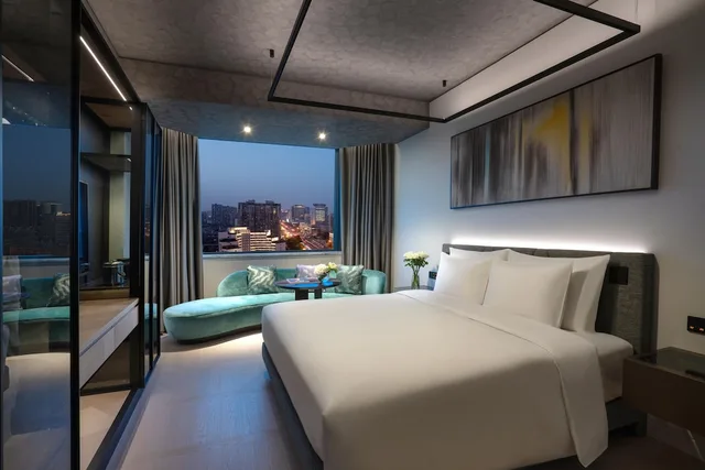 غرفة ديلوكس بسرير كينج، Kempinski Hotel Chengdu 1/6
