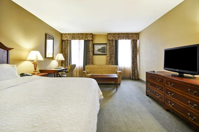 غرفة بسرير كينج مع أريكة لذوي الإعاقة، Hampton Inn Charleston Historic District 3/5