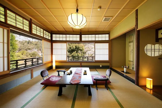 غرفة يابانية ثلاثية بحمام مشترك، Amami Onsen Nanten-En 1/2