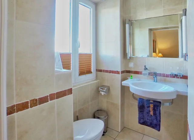 غرفة قياسية بسريرين منفصلين بشرفة، HOTEL MAURER 4/5