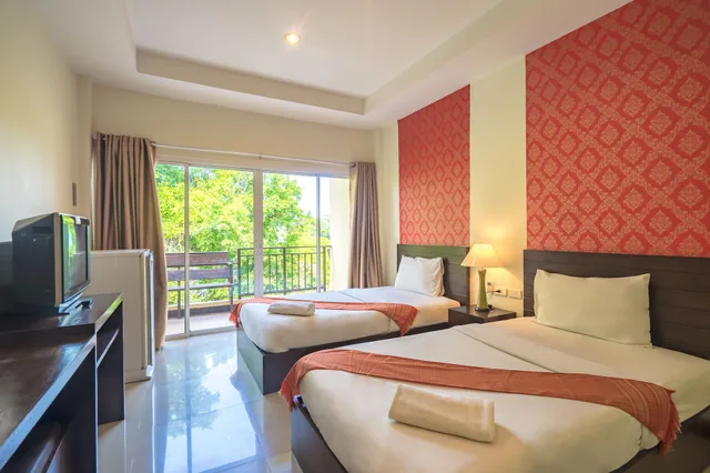 غرفة قياسية بسرير مزدوج، Suphan Lake Hometel 5/9