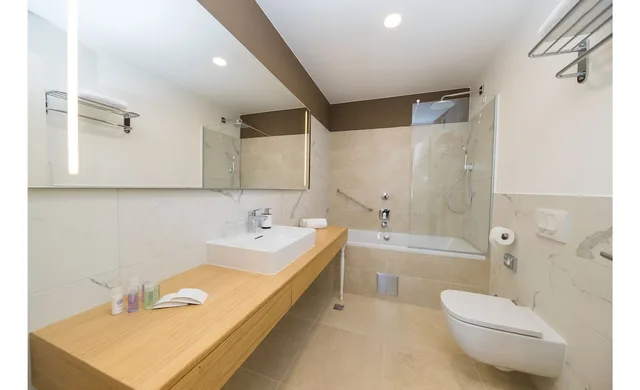 غرفة بريميوم بسرير مزدوج أو سريرين منفصلين بشرفة، Boutique Hotel Esplanade 5/6