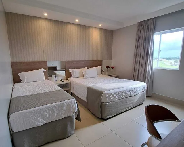 شقة ديلوكس بسرير كوين وسرير فردي بغرفة نوم واحدة، Accordes Hotel Convention 1/2