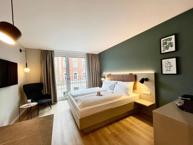 استوديو بريميوم بسرير كينج، Zeitwohnhaus Suite Hotel Serviced Apartments 1/1