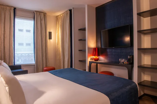 غرفة ديلوكس بسرير مزدوج مع أريكة، Hotel Yllen Eiffel 3/10