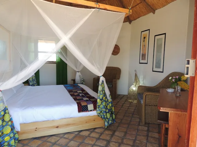 غرفة أساسية بسريرين منفصلين بإطلالة جزئية على البحر، Duna Lodge 2/2