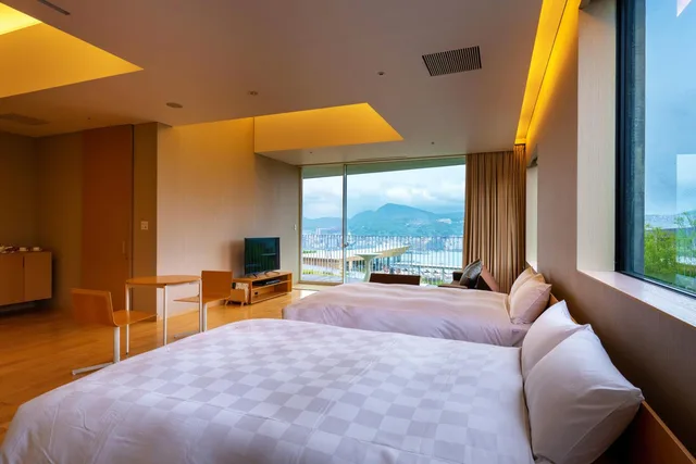 غرفة قياسية بسريرين منفصلين، Garden Terrace Nagasaki Resorts Hotel 1/3